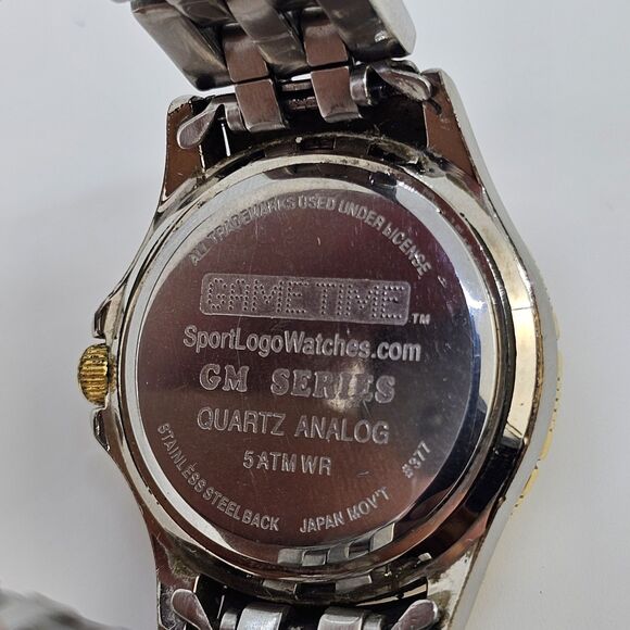 Houston Texans Women's Watch 32MM Gray Dial Two Tone Bands 7.25" New Battery - Picture 5 of 13